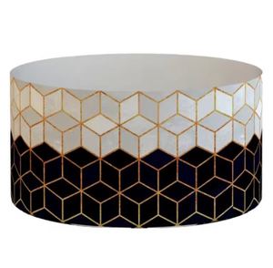 Maceta Redonda de Hierro con Acabado Esmaltado en Blanco, Recubierta con Polvo, Decorativa para el Hogar, Elegante - Product Image 5