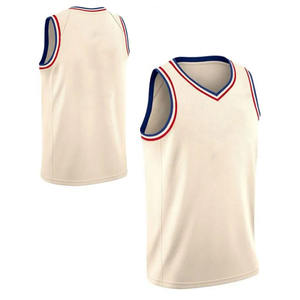 Maillot de sport en tissu mesh imprimé aux couleurs personnalisées, haute qualité, respirant, unisexe, pour équipe de basketball - Product Image 2