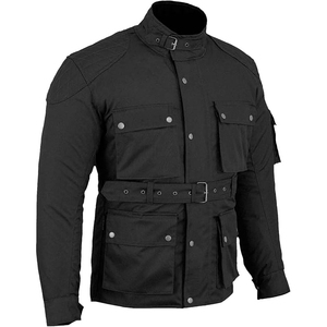Veste de moto pour homme SAMROZ SPORTS, avec protections CE, en velours côtelé, équipement de course, grandes poches réglables - Product Image 4