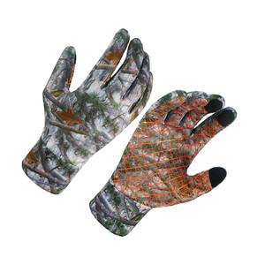 Guantes de caza para clima frío con forro térmico, impermeables, camuflaje, venta al por mayor - Product Image 5