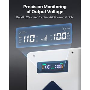 Convertidor de Voltaje de Alta Resistencia 3000VA, Transformador de 220V a 110V con 2 Tomas de Corriente US y USB - Product Image 5