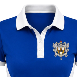 เสื้อโปโลผู้หญิงสองสีแบบกำหนดเองของ Sigma Gamma Rho แขนสั้น คอปก ชุดกีฬาสำหรับชมรมนักเรียน ชุดลำลองสำหรับทีม OEM ODM - Product Image 3