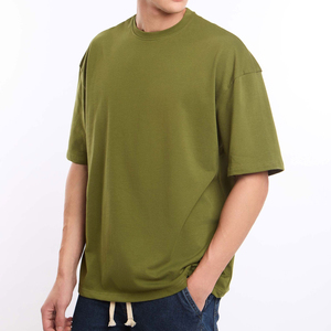 T-shirts pour hommes multicolores à la mode, coupe classique confortable, étiquette privée personnalisée, 100% coton, écologiques, pas chers - Product Image 3