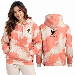 Sweat-shirt à capuche pour femme, sublimation personnalisée, imprimé, matière polyester, construction respirante, texture douce, confortable - Product Image 5