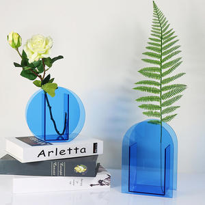 Jarrón acrílico para dormitorio, sala de estar, flores bonitas, jarrón decorativo transparente, adornos, jarrón acrílico, centros de mesa - Product Image 5