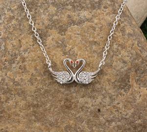 Collar con dijes personalizados de ojo de tigre con engaste de bisel, de Plata de ley 925 bañada en platino, estilo vintage, joyería de piedra de nacimiento para aniversario - Product Image 2