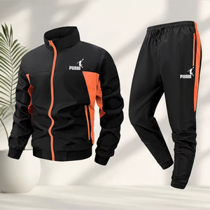 Conjunto Deportivo Personalizado con Logotipo, Lavado Ácido, Color Rosa, Sudadera con Capucha y Pantalones, Manga Larga, Cordón Ajustable, Ropa Casual de Primavera, 100% Poliéster - Product Image 2