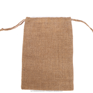 Sacs cadeaux en jute naturelle biodégradable et durable, 100% écologiques, 3x4 pouces, avec cordon de serrage, étiquettes cadeaux personnalisables, taille personnalisable JF - Product Image 5