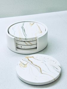 Premium Natural Stone Marble <b>Coaster</b> Set Wholesale Handmade Marble Drink <b>Coasters</b> Manufacturer and Exporter - Product Image 6