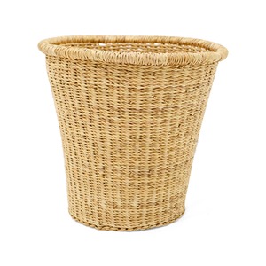 Corbeille à déchets ouverte en rotin tressé et jonc de mer naturel pour intérieur, maison, bureau, cuisine, salle de bain, meuble-lavabo et décoration - Product Image 4