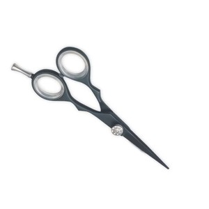 กรรไกรตัดผมสำหรับช่างมือขวา น้ำหนักเบา ด้ามจับขนาดกลาง ผลิตจากเหล็กกล้าไร้สนิมญี่ปุ่น 4Cr13 คุณภาพพรีเมียม ดีไซน์ออฟเซ็ต 6.5 นิ้ว คมกริบ ขายส่ง - Product Image 5