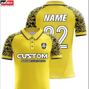 OEM USA Sublimation Polo Shirts <b>Soccer</b> Uniforms Custom Team Apparel Breathable Performance Sports Clothing - Product Image 1