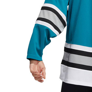 Camiseta de Hockey sobre Hielo Ligera, Cómoda, de Alta Calidad, Sublimada, Transpirable, con Precio Razonable y Logotipo Personalizado - Product Image 6