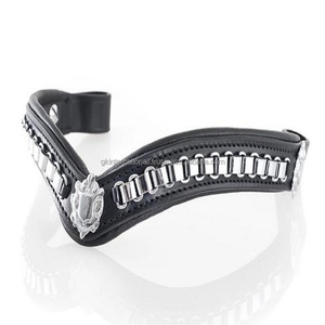 Bandas de cuero para cejas de la mejor calidad con cadena de metal disponible en todos los tamaños en forma de V cristales hechos a medida banda decorativa para cejas - Product Image 3