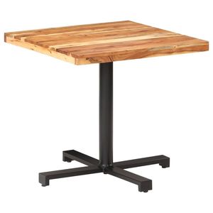 Table de bistro en bois d'acacia massif carrée 31.5 "x 31.5" x 29.5" - Product Image 1