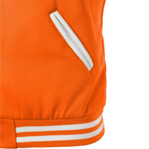 Wholesale High Quality Varsity Jacket Chenille Embroidery Leather Sleeves Custom Baseball Letterman Varsity Jacket For <b>Men</b> - Product Image 4