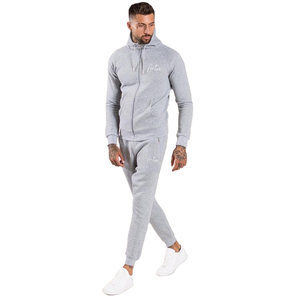 Chándal personalizado para hombre, oferta especial, corte ajustado, algodón y poliéster, tallas grandes, chándal para hombre en stock. - Product Image 3