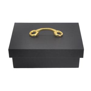Luxury <b>Brown</b> <b>Box</b> With Silver Horse Bit Handle Decorative <b>Storage</b> Boxes & Bins Latest Arrival Genuine Leather Gift <b>Box</b> Customize - Product Image 5