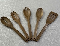 Cuillère à long manche, ustensile de cuisine, cuillère de service à long manche, spatule de cuisine en bois, spatule de cuisine en bois