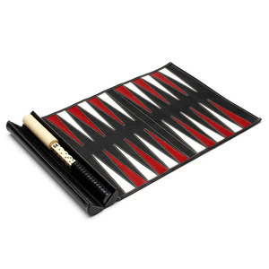 Boîte à échecs pliable en cuir noir de qualité supérieure avec boucle, étui de rangement portable pour fêtes en intérieur - Product Image 1