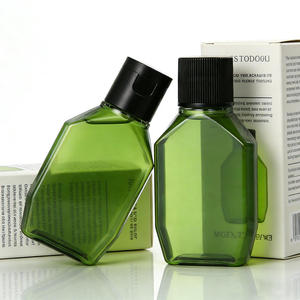 Botella Plana de Plástico PET de 50 ml con Tapa Abatible para Loción, Cuidado de la Piel, Aceite Esencial, Suero, Perfume, Envase Cosmético - Product Image 3