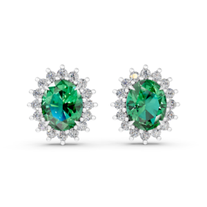 Boucles d'oreilles en argent 925 avec diamant de laboratoire pour femmes, certifiées IGI, RJC, ODM, OEM, fabricant éthique de bijoux fins, vente en gros EA502229 - Product Image 5
