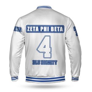 Chaqueta Bomber de Invierno Zeta Phi Beta con Patrón de Letras, con Capucha e Impermeable - Lista de los Mejores Resultados de Búsqueda - Product Image 2