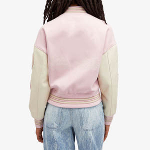 Blousons universitaires pour femmes, coupe ajustée, design personnalisé, respirants, écologiques, les plus vendus, qualité supérieure, OEM ODM, vêtements décontractés, traitement brut - Product Image 2