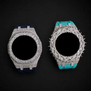 Caja de Reloj de Lujo con Diamantes, Bisel Completamente Adornado, Cubierta Protectora Personalizada con Diamantes, Accesorio de Joyería, Diseño Premium - Product Image 2