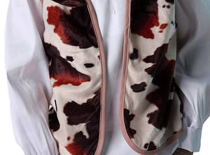 Chaleco de Cuero Genuino de Vaca Natural Personalizado para Hombre, Sin Mangas, de Alta Calidad, con Pelo de Vaca - Product Image 4