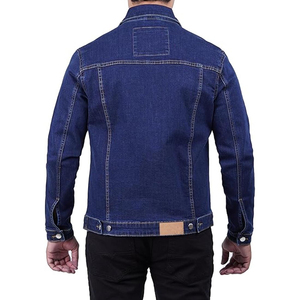 Chaquetas Vaqueras Personalizadas de Estilo Vintage para Hombre, con Cuello Alto y Botones, Fabricación Profesional, Chaqueta Vaquera Desgastada para Hombre - Product Image 5