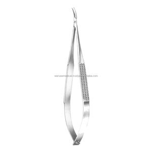 HOT-SALE WARSAW Curved Needle Holders Stainless Steel Suture Surgical Instrument | needle holder - Product Image 1