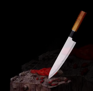 Razor <b>Sharp</b> Carbon Steel Chef <b>Knife</b> Handmade Wooden Handle <b>Kitchen</b> Cooking <b>Knife</b> Manufacturer - Product Image 5