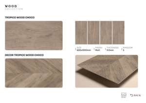 กระเบื้องพอร์ซเลนลายไม้สุดหรู รุ่น Elegant Wood Collection ผิวด้าน ขนาด 600x1200 มม. สำหรับปูพื้นและผนัง เหมาะสำหรับโครงการบ้านหรู - Product Image 3