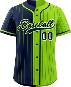 Maillot de baseball/softball personnalisé pour adulte, respirant, grande taille, séchage rapide, en mesh, avec boutons, logo brodé, nom et numéro - Product Image 1