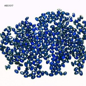 Saphirs bleus de Madagascar de forme ovale et poire, diffusion, 235,88 ct, ensemble de pierres précieuses facettées de qualité 3A pour la création de bijoux sur mesure - Product Image 2