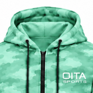 Mint Green Camo <b>Tracksuit</b> Unisex Zip Up Hoodie Jogger Pants Set Custom <b>Camouflage</b> Sportswear Athletic Training Casual Outfit - Product Image 6