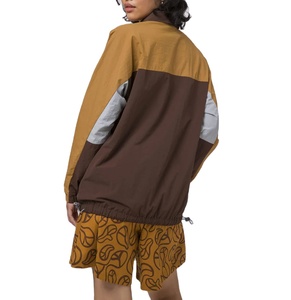 Veste Anorak Coupe-Vent Femme Personnalisable avec Logo, Blocs de Couleurs, Boutons, Demi-Zip, Style Rétro, Légère, pour Randonnée en Extérieur - Product Image 4