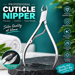 Pince à cuticules en acier au carbone trempé, neuve, en gros, avec ressort métallique, disponible en finition chromée et nickelée - Product Image 1
