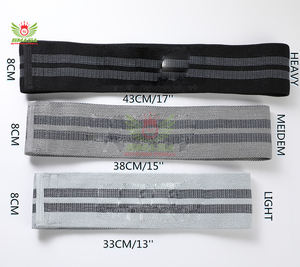 Set de Bandas de Resistencia para Entrenamiento de Cadera para Mujeres, Bandas Elásticas Anchas Antideslizantes para Ejercicios de Glúteos, de Poliéster Resistente - Product Image 6