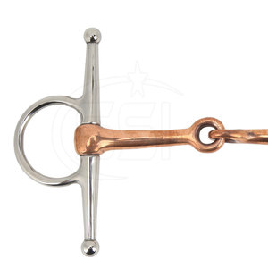 Mors à joues pleines en acier inoxydable de qualité supérieure pour l'entraînement et le contrôle équestre avec options personnalisables - Product Image 5