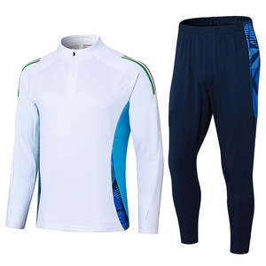 Chaqueta Deportiva de Fútbol para Hombre de Alta Calidad para Otoño, con Media Cremallera y Botones, de Poliéster/Algodón, Transpirable, con Tecnología de Secado Rápido - Product Image 5