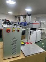 Marqueur laser à fibre de bureau mini 20W 30W 50W 100W pour la gravure de bijoux, montres, or, argent, acier inoxydable et métaux