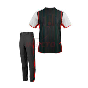 Uniformes de baseball disponibles dans toutes les tailles, personnalisables avec le nom et le numéro de l'équipe, en stock. - Product Image 3
