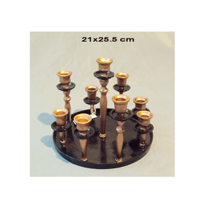 Ensemble de bougeoirs en aluminium faits à la main, colorés, résistants à la chaleur, durables, écologiques, décoration moderne pour la maison, pour les fêtes et les mariages - Product Image 4