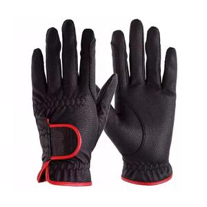 Guantes Profesionales de Equitación, Guantes Personalizados de Cuero Sintético para Hombre, Anti Desgarros - Product Image 2