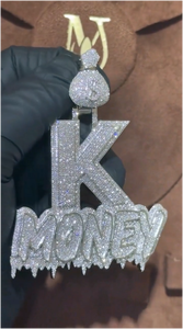 Collier avec pendentif personnalisé pour homme, argent sterling 925, style street rock hip hop, bijoux tendance avec lettres 3D, nom personnalisé - Product Image 4