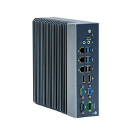 Mini PC Industrial sin Ventilador, Integrado, Windows/Linux, Doble DP/VGA, UPS, 4G/5G, WiFi, Montaje en Pared, Compacto, Automatización, en Stock