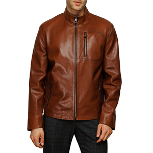 Chaqueta de Cuero para Hombre, Diseño Moderno, Precio de Lanzamiento, Alta Calidad, MOQ Bajo - Product Image 1