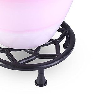 Soporte de Metal para Plantas, Redondo, Estilo Vintage, con Patas Curvas, para Interiores y Exteriores - Product Image 3
